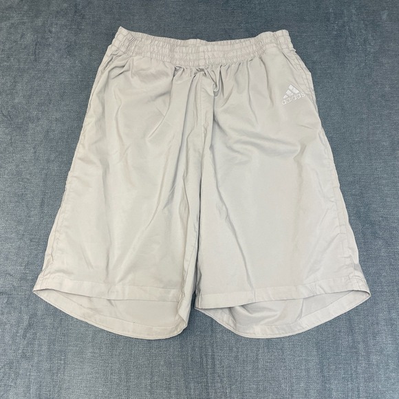adidas Other - Adidas Training Shorts Men 27 Gray Logo Elastic Waist Running Sports Performance